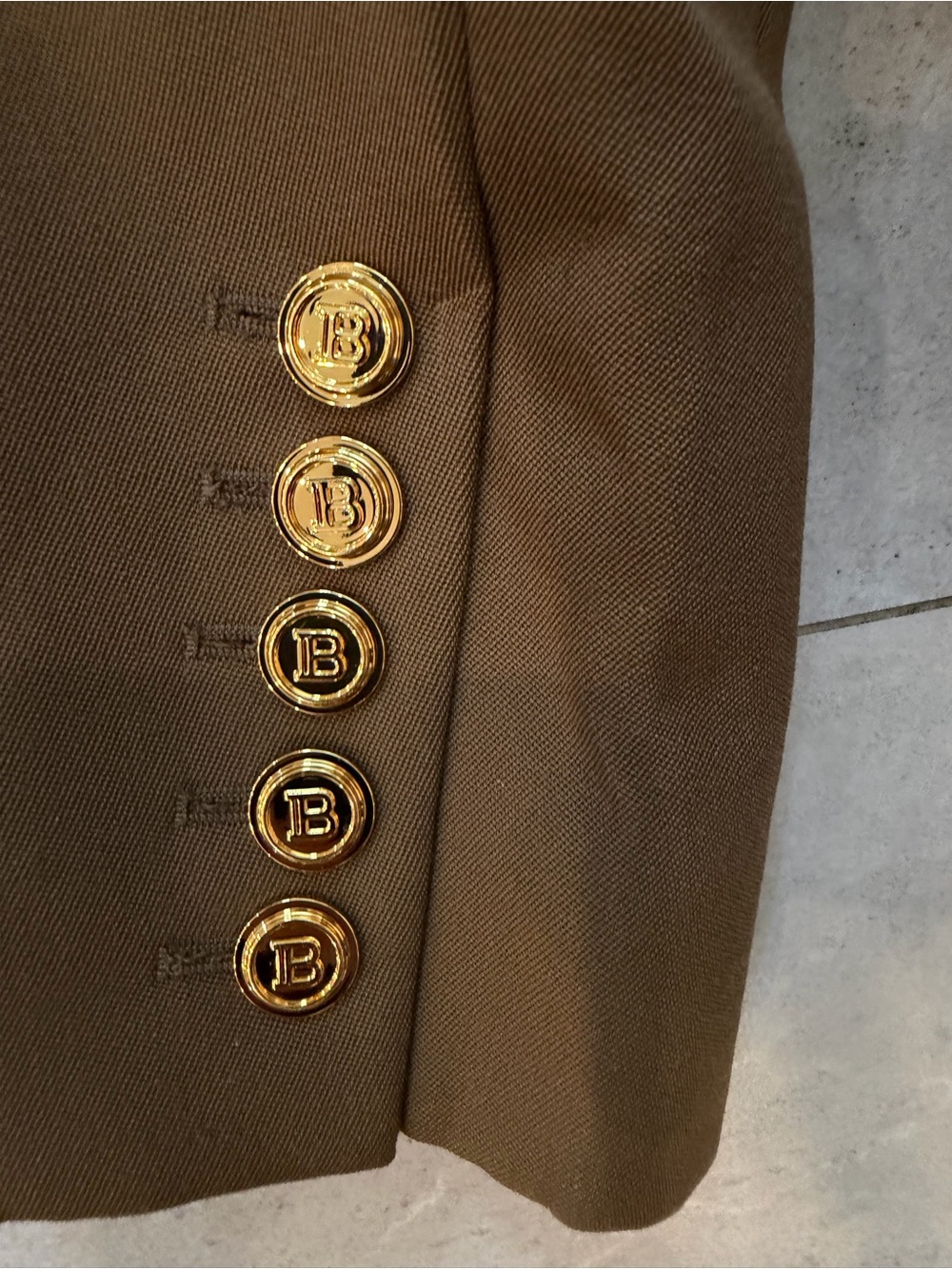 BALMAIN Paris Camel Double Breasted Blazer Size FR 38 / Fits like a Small - Picture 11 of 12